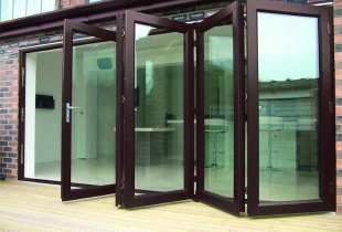 Slide & Fold Door, Mahogany